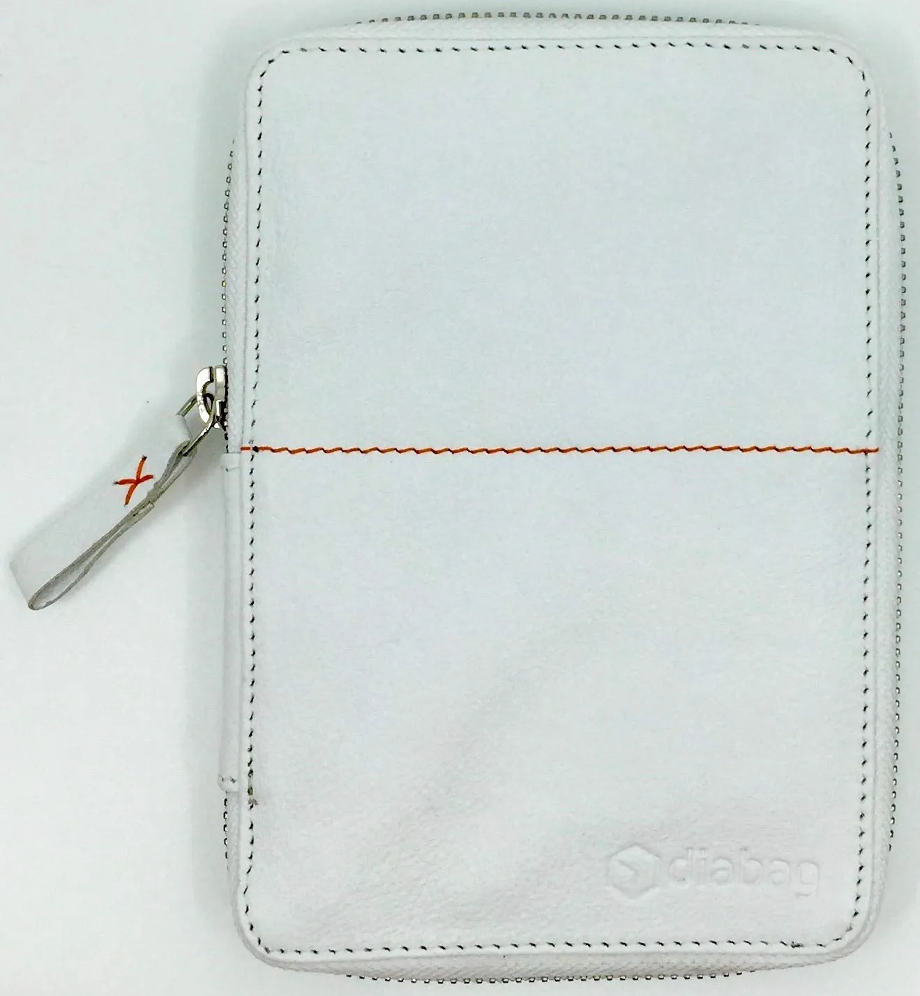 Diabag ONE 101-2 Diabetiker-Tasche Leder Weiß 12 cm