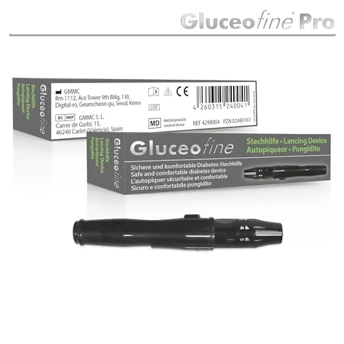Metrado Gluceofine Stechhilfe für Kapillarblut Fingerbeere