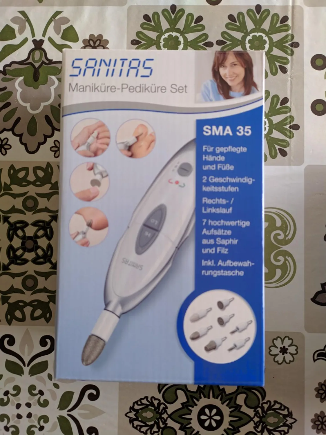 Sanitas SMA 35 Maniküre-Pediküre-Set mit 7 Aufsätzen