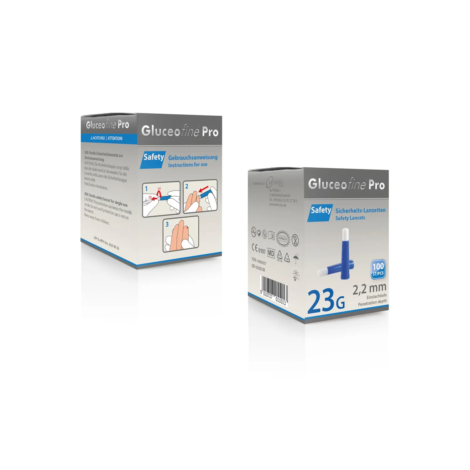 Metrado Pro Safetylancets Sicherheits-Lanzetten 100 St.