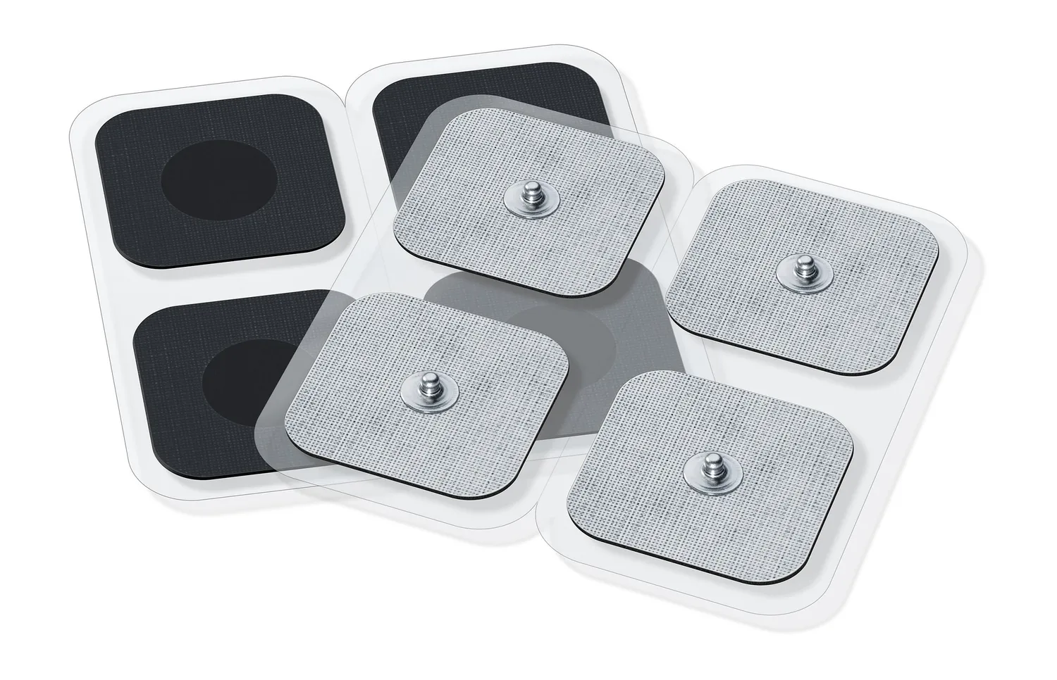 Sanitas Elektroden-Nachkaufset 45 x 45 mm TENS-EMS-Pads 8 Stück