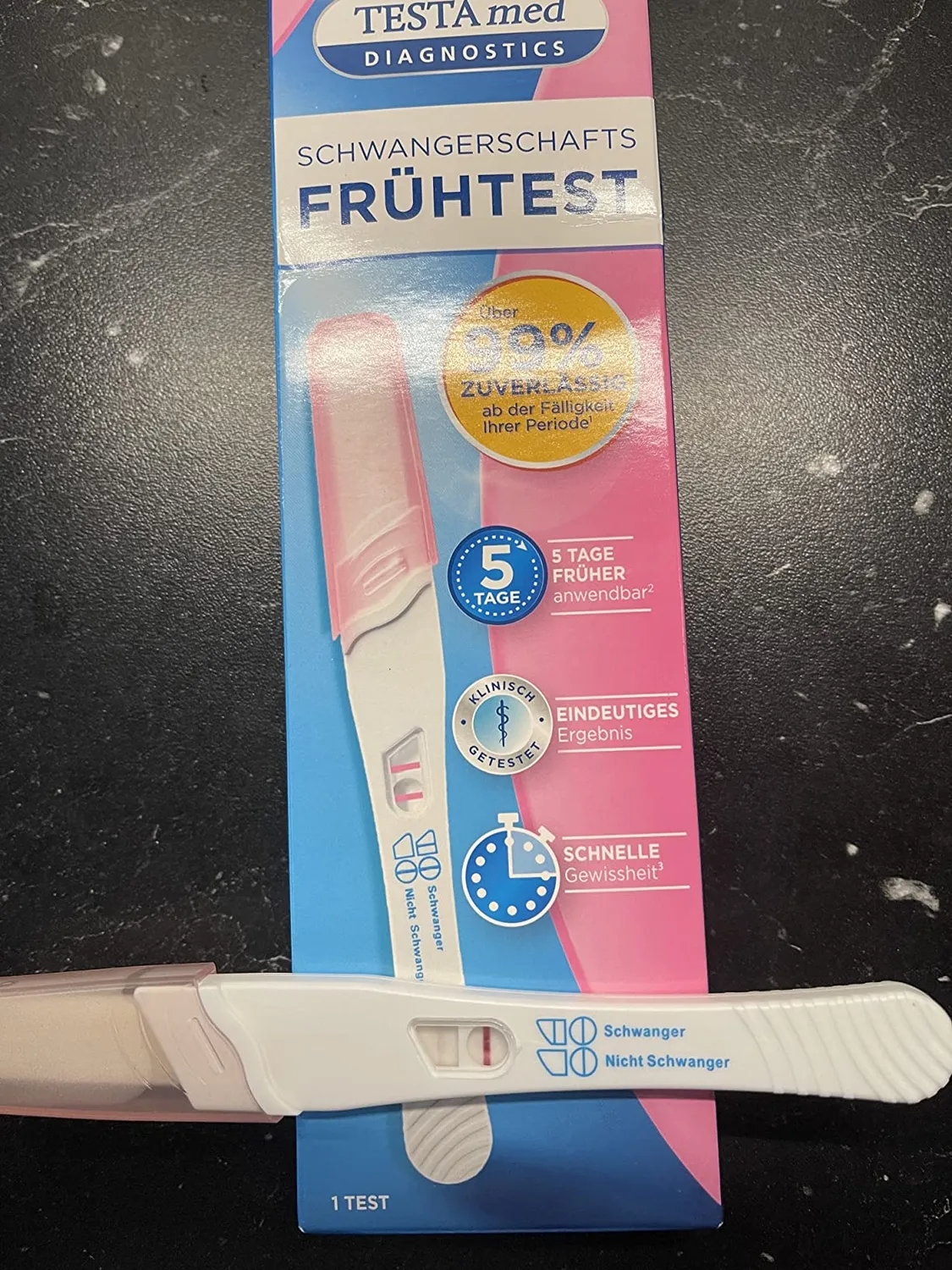 TESTAmed DIAGNOSTICS Schwangerschaftsfrühtest sensitive