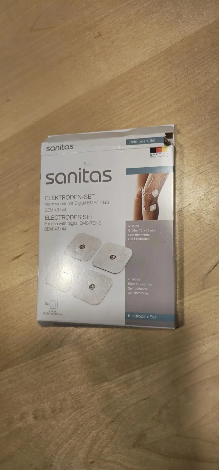 Sanitas Elektroden-Nachkaufset 45 x 45 mm TENS-EMS-Pads 8 Stück