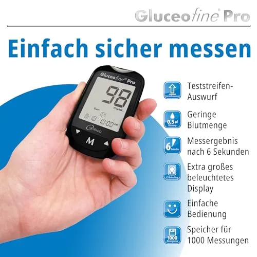 Metrado Gluceofine Pro Teststreifen 6 Sek