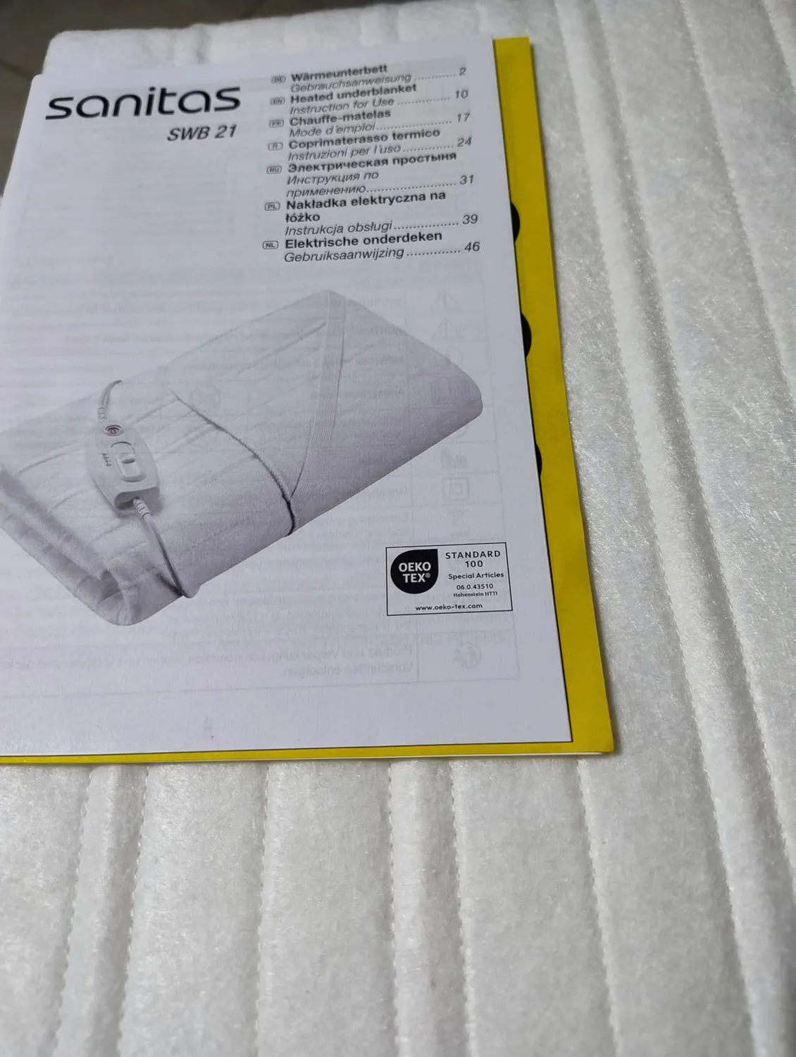 Sanitas SWB 20 Wärmeunterbett 150x80 cm Vlies