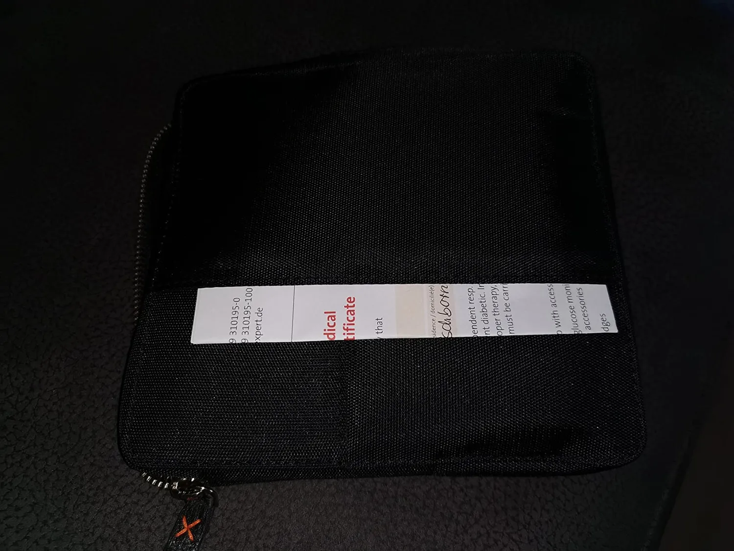 Diabag ONE XL Diabetiker-Tasche Nylon Schwarz 17x18x3 cm