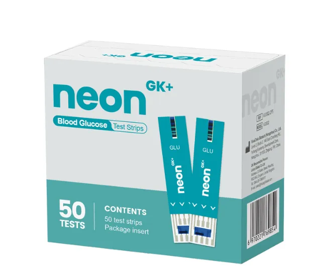 NEON GK+ Blutzucker Teststreifen 50 Stück 0,5 µl