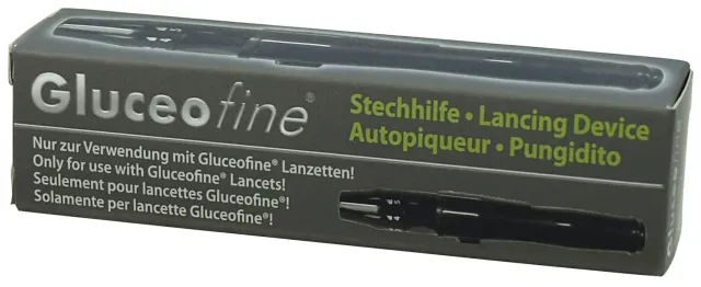 Metrado Gluceofine Stechhilfe für Kapillarblut Fingerbeere