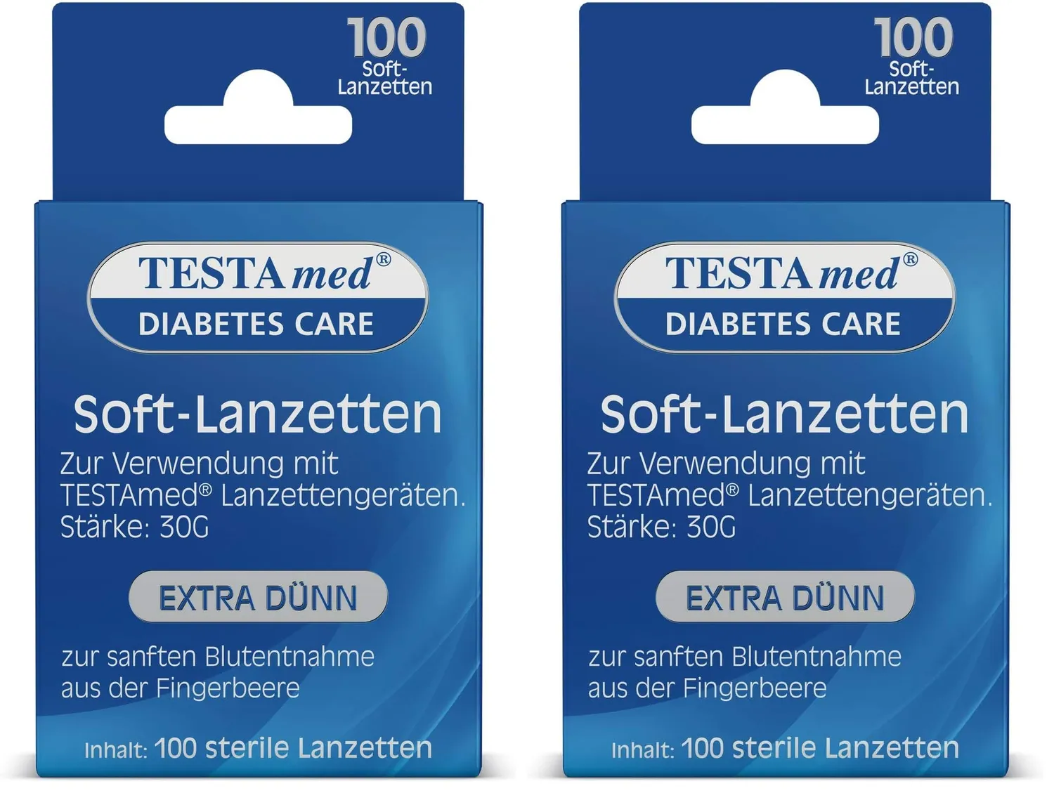 TESTAmed GlucoCheck Advance Soft-Lanzetten 100 Stück 30G