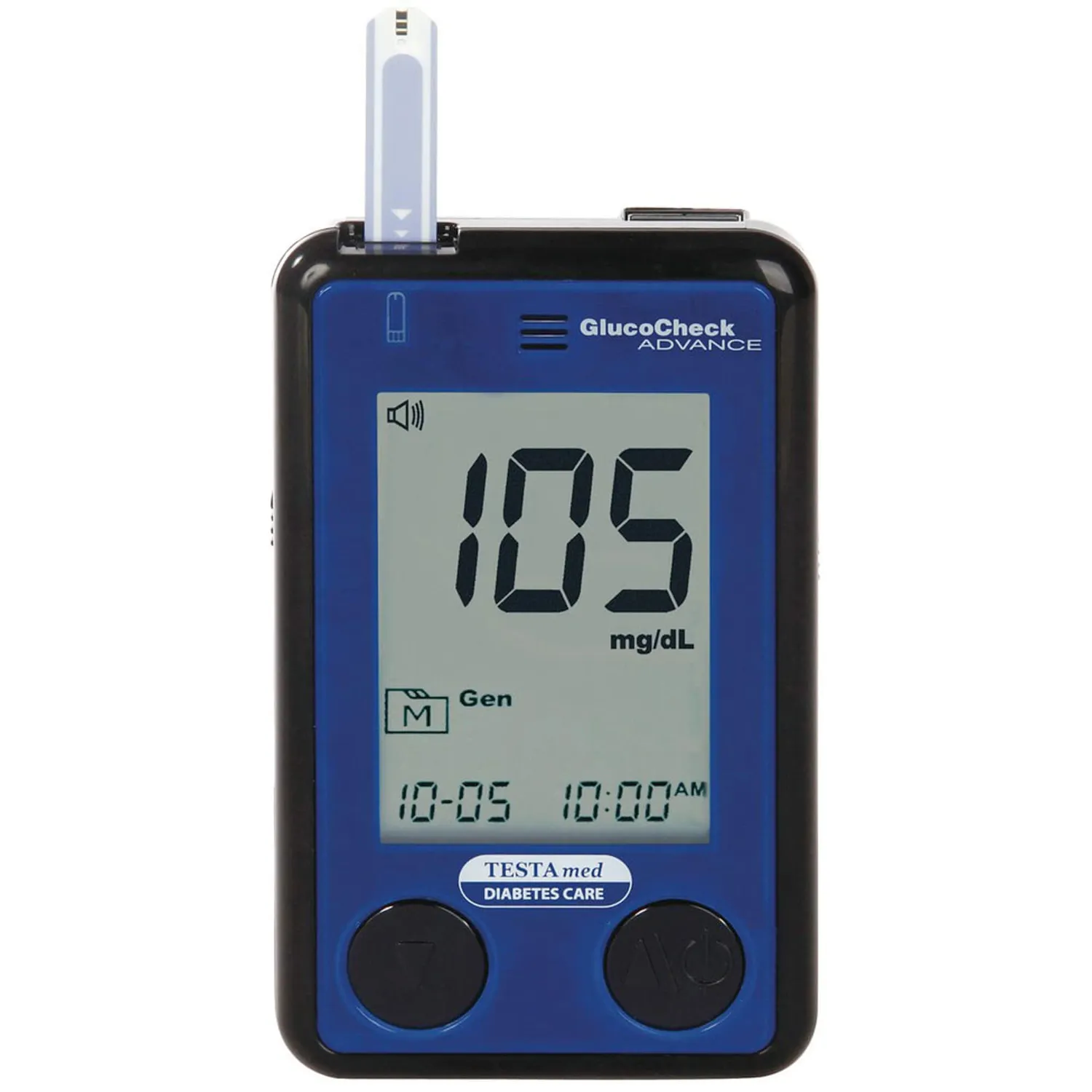 TESTAmed GlucoCheck ADVANCE Blutzuckermessgerät Starter-Set