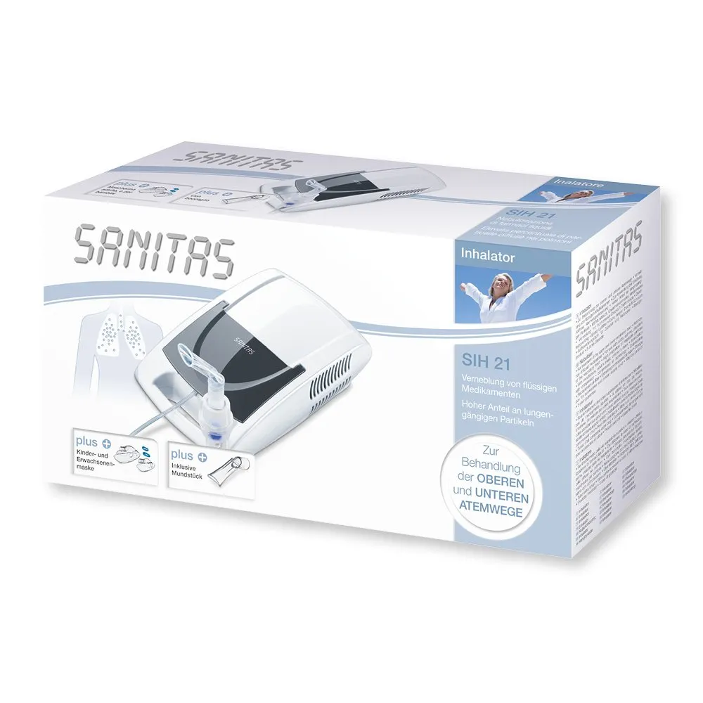 Sanitas SIH 21 Inhalator Vernebler für Kinder und Erwachsene