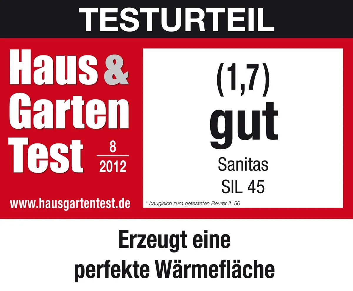 Sanitas SIL 45 Infrarotstrahler 300 W mit Timer