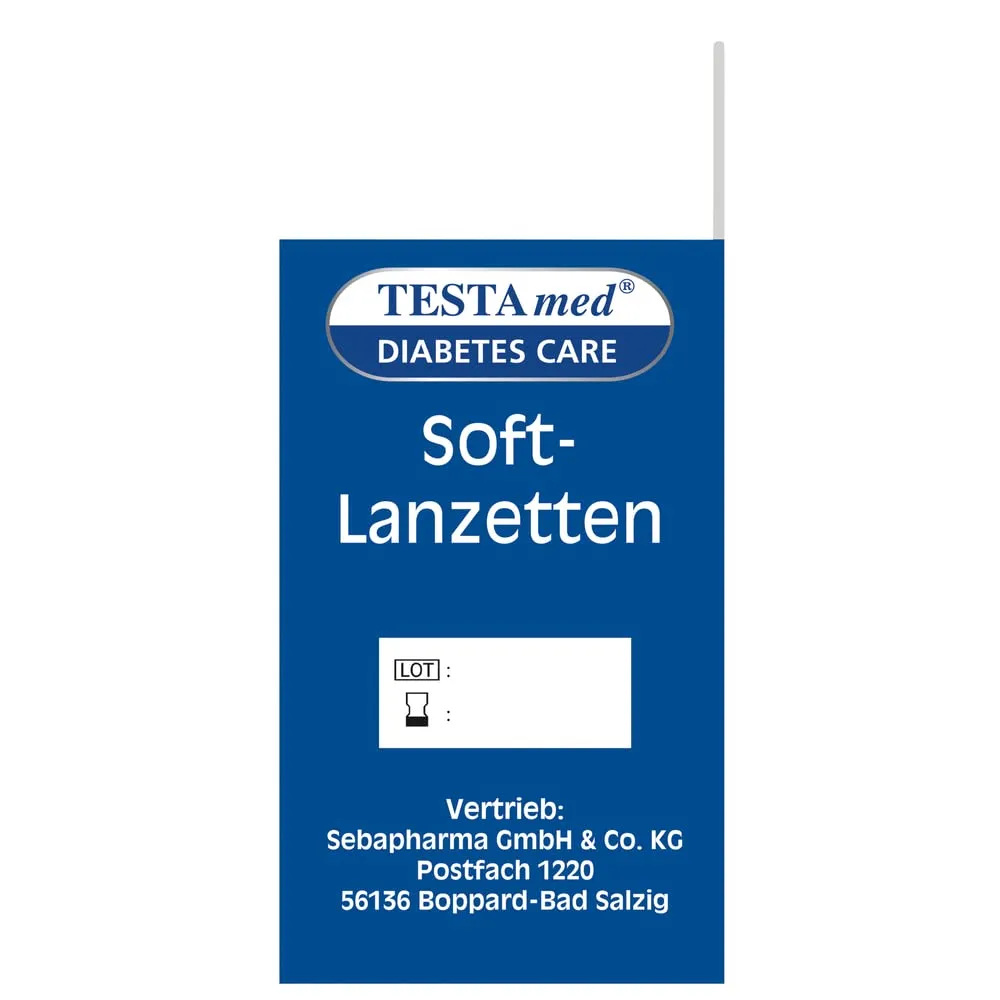 TESTAmed GlucoCheck Advance Soft-Lanzetten 100 Stück 30G