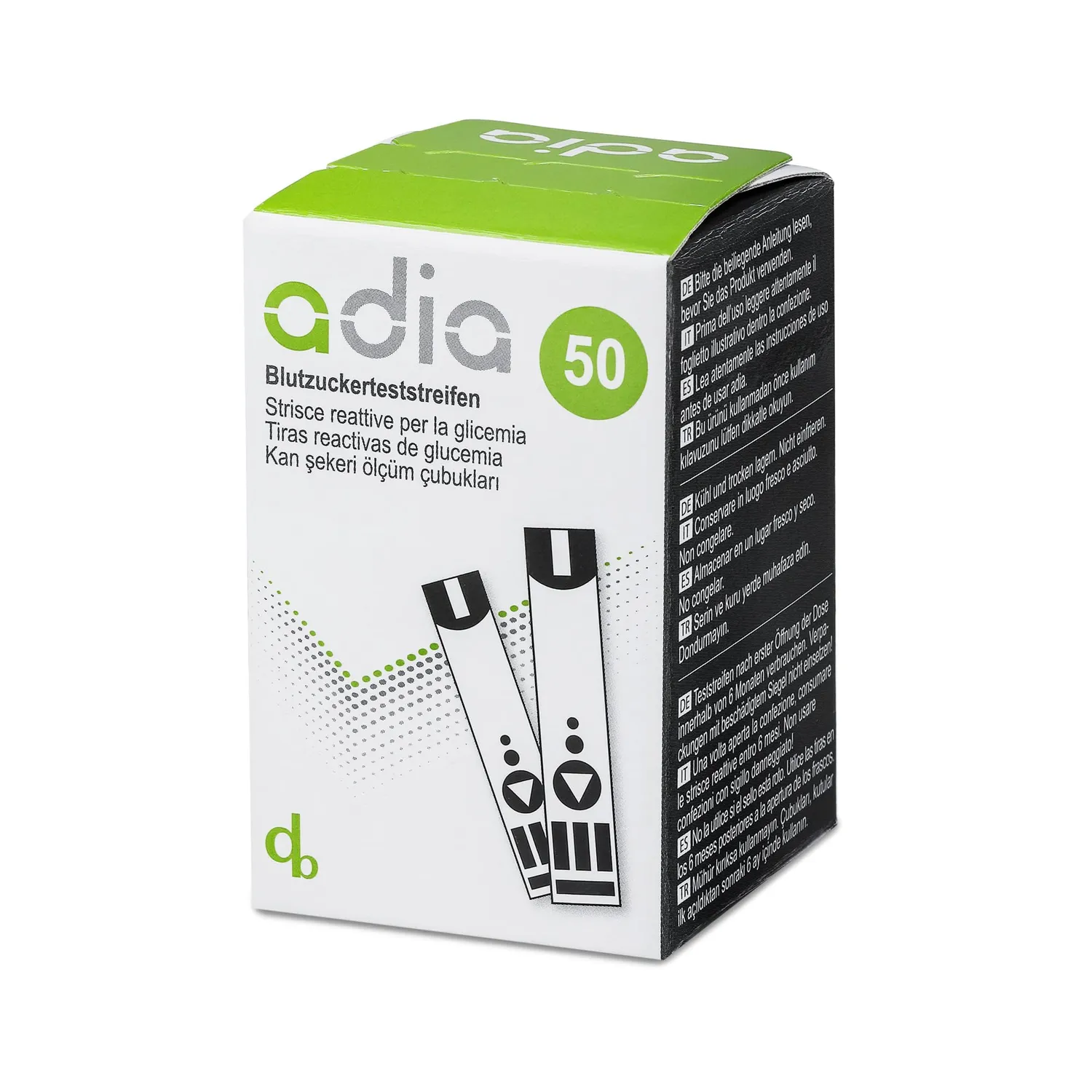 adia Diabetiker Vorteilspack Blutzuckerteststreifen mit Lanzetten