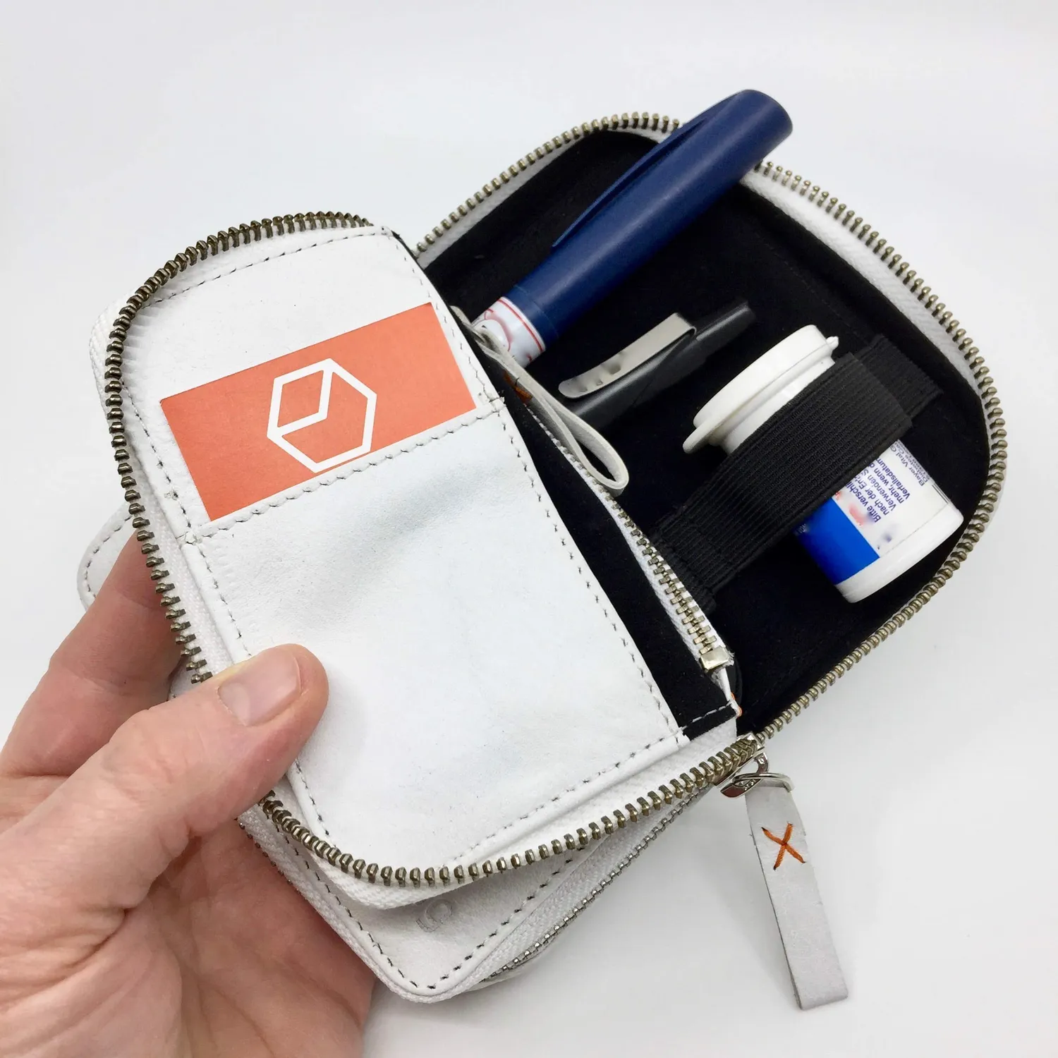 Diabag ONE Plus Diabetikertasche Nappaleder 12x17,5cm
