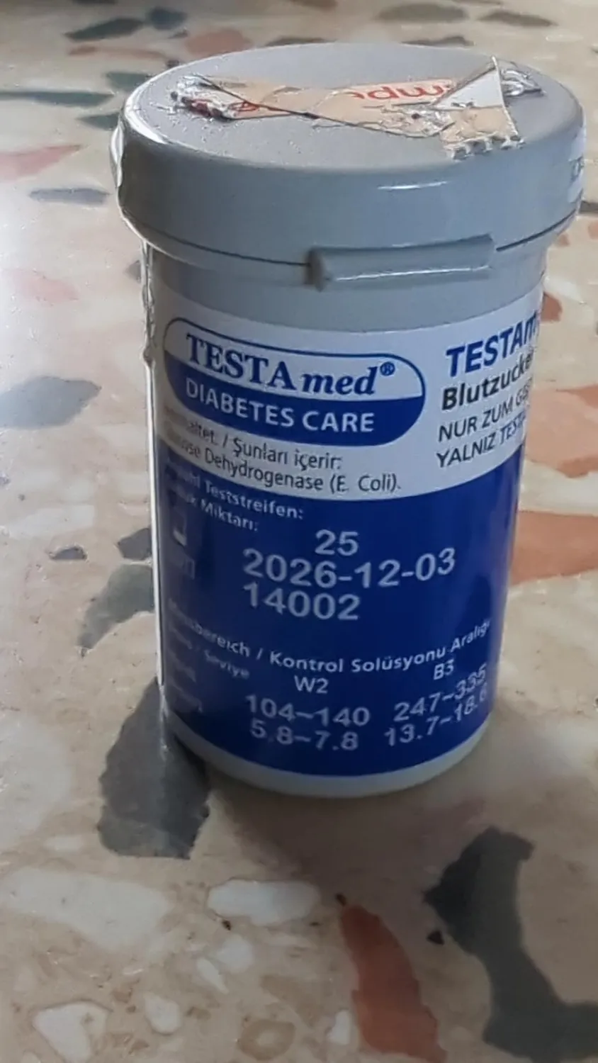 TESTAmed GlucoCheck ADVANCE Blutzuckerteststreifen 60 Stück