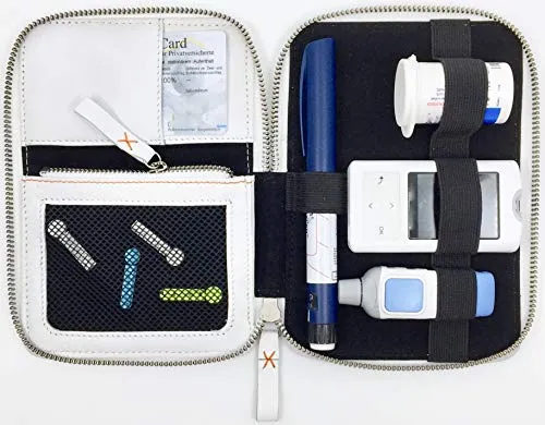 Diabag ONE Plus Diabetikertasche Nappaleder 12x17,5cm